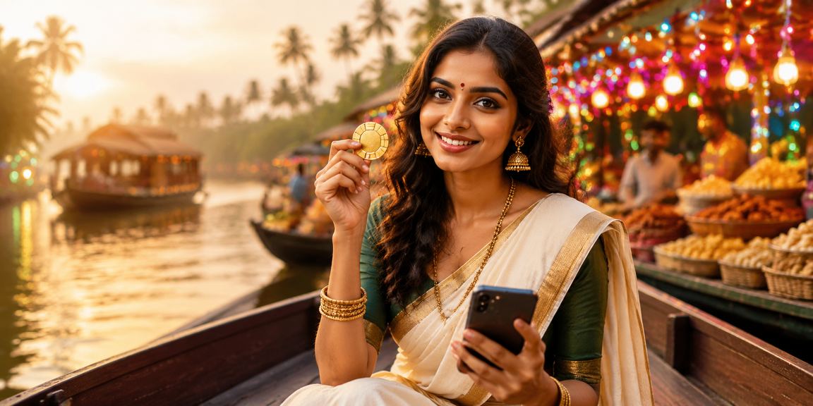 Night lottery in Kerala backwaters