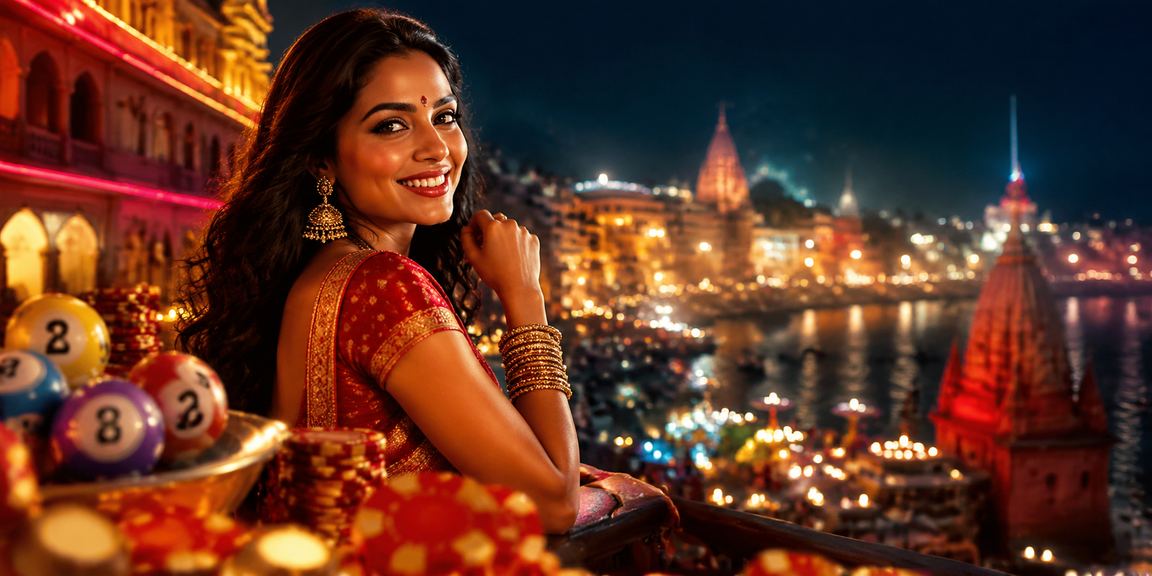 Peaceful view of Varanasi Ghat, symbolizing mindful gaming